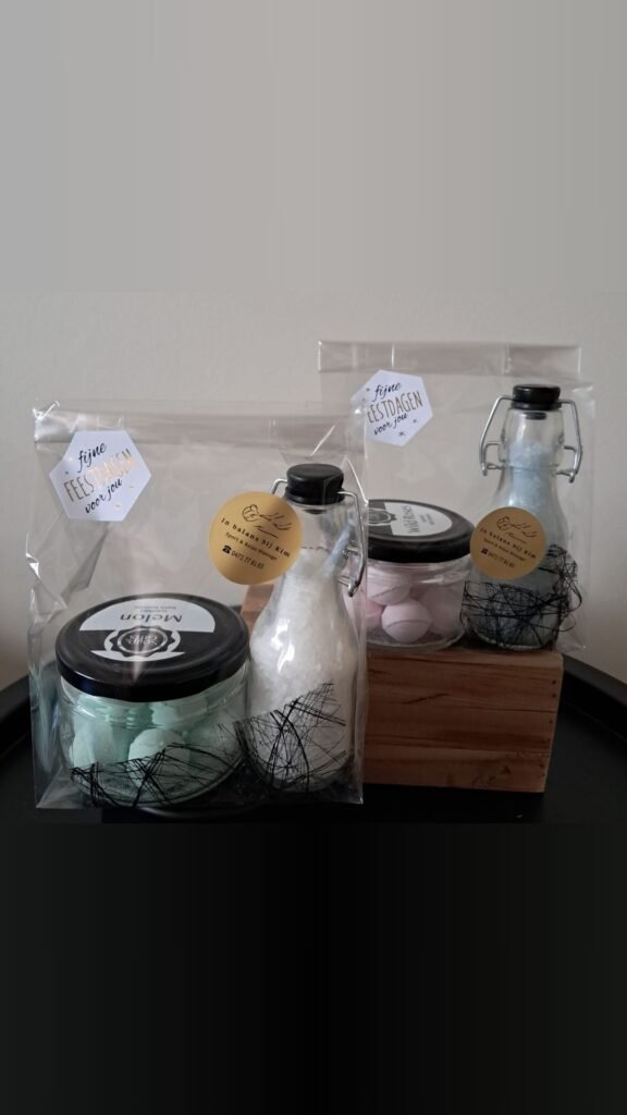 Mini bruisballen en badzout